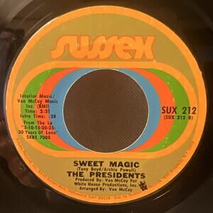 PRESIDENTS-NORTHERN SOUL 45 SWEET MAGIC/TRIANGLE OF LOVE VG++ ULTRASONIC CLEAN!